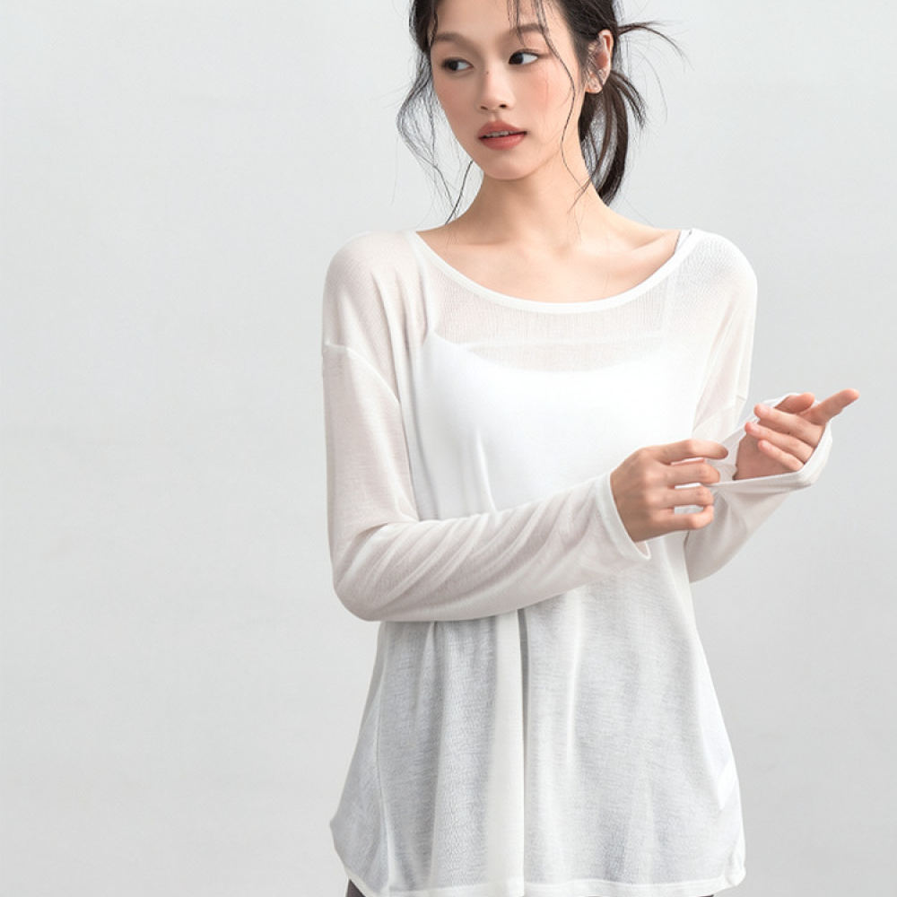 Women Lightweight Yoga Blouse  - Yoga Fitness Training 评论和价格