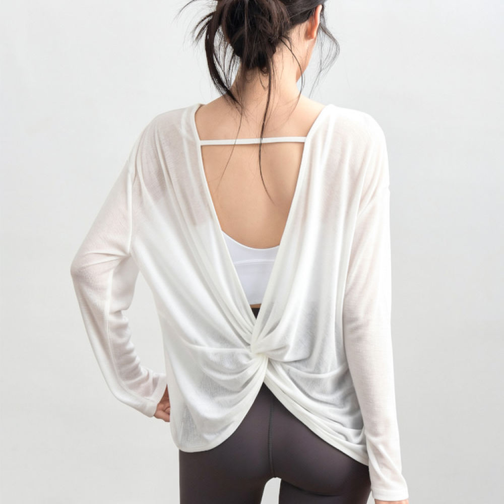 Women Lightweight Yoga Blouse  - Yoga Fitness Training 评论和价格