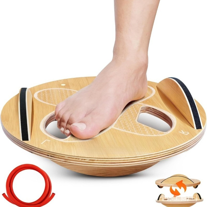 Wooden Fitness Balance Board A - Yoga Fitness Training 评论和价格