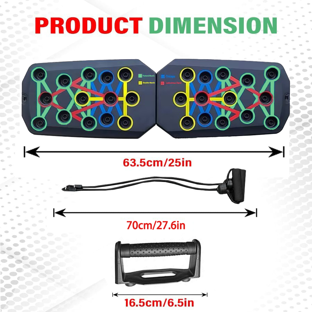 Colorful Folding Push Up Board - Push Up Board 评论和价格
