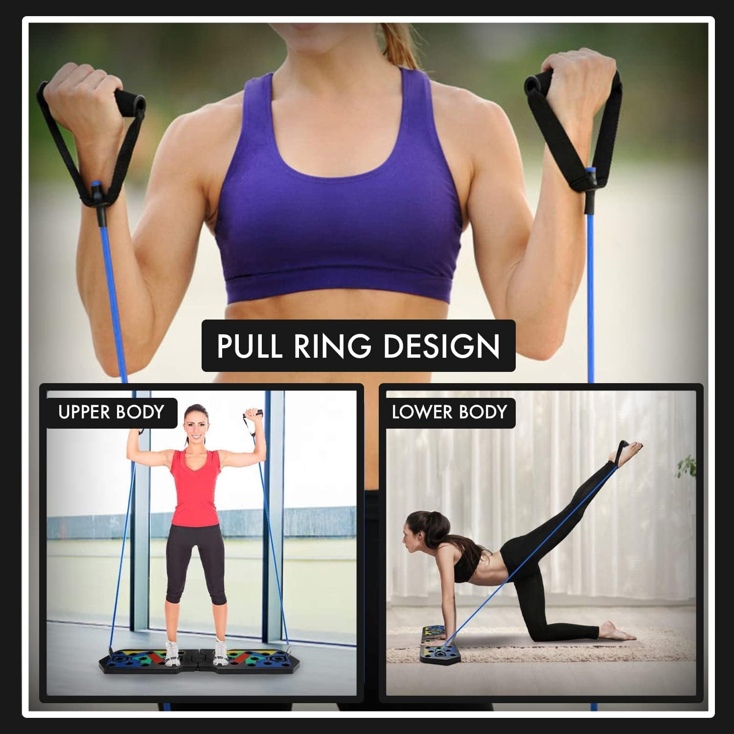 Colorful Folding Push Up Board - Push Up Board 评论和价格