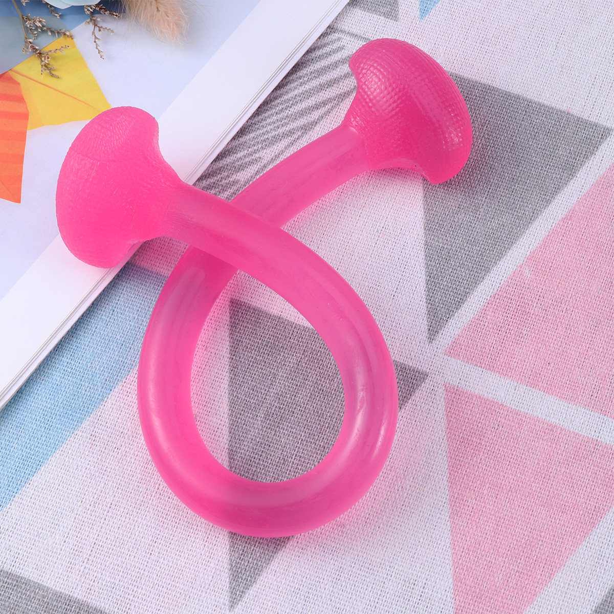Pink Jelly Color Portable Yoga - Yoga Fitness Resistance Band 评论和价格