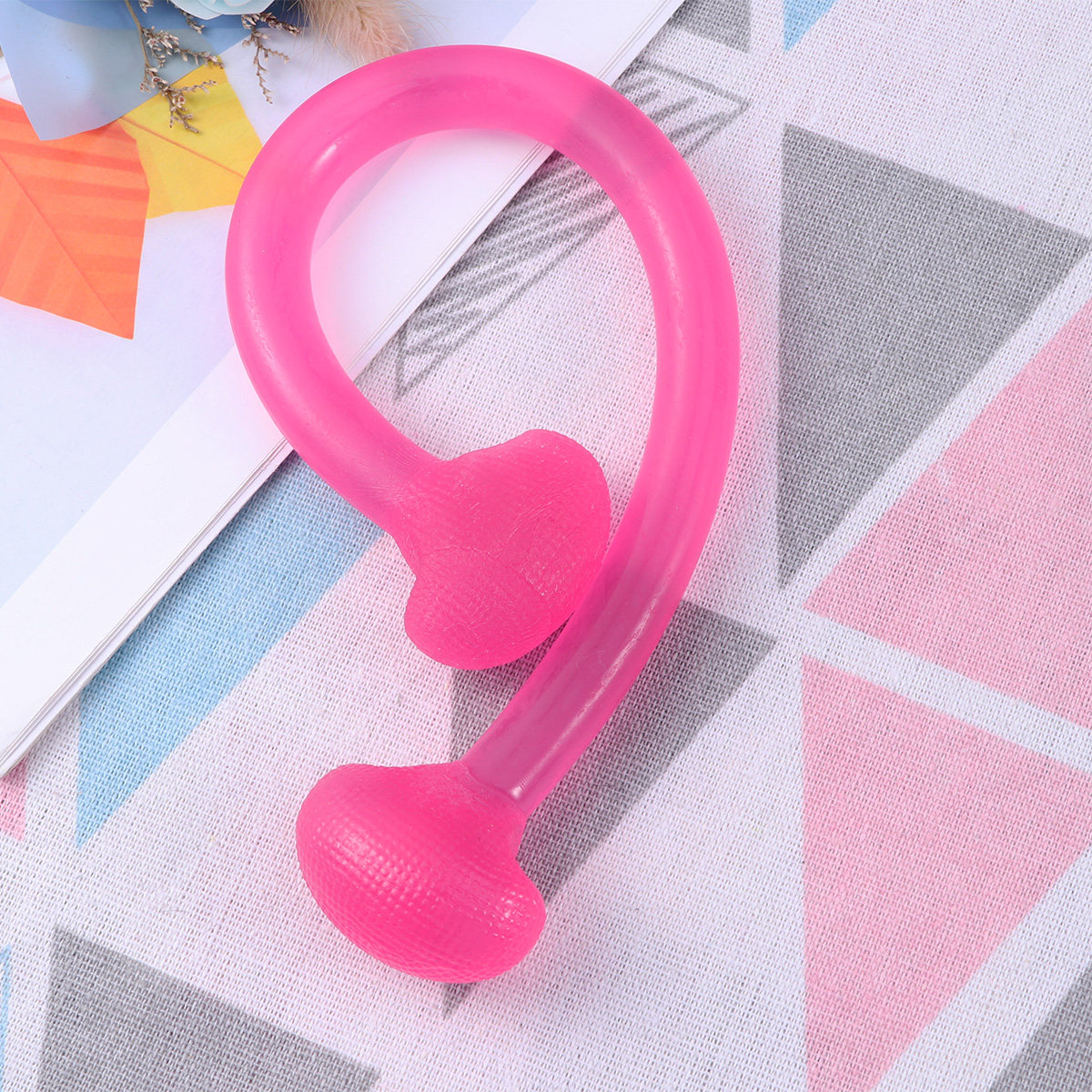 Pink Jelly Color Portable Yoga - Yoga Fitness Resistance Band 评论和价格