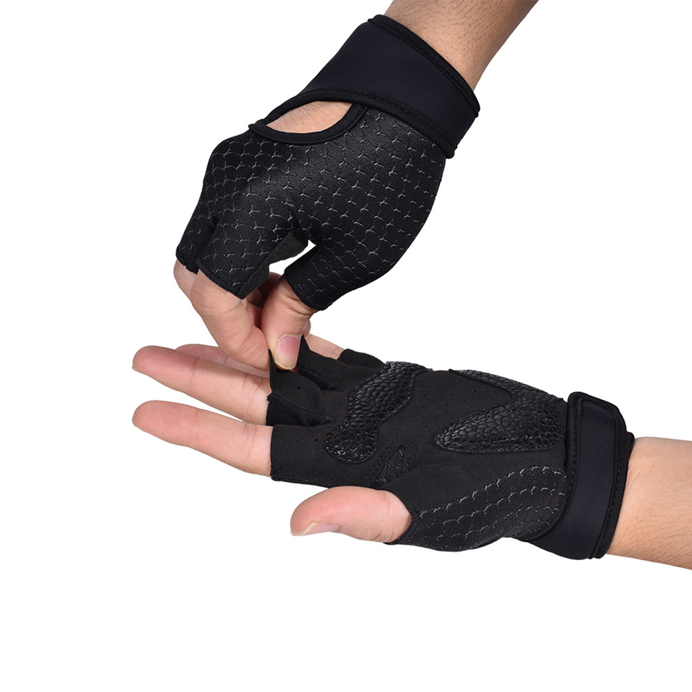1Pair Fitness Gloves Half Fing - Yoga Of Fitness 评论和价格